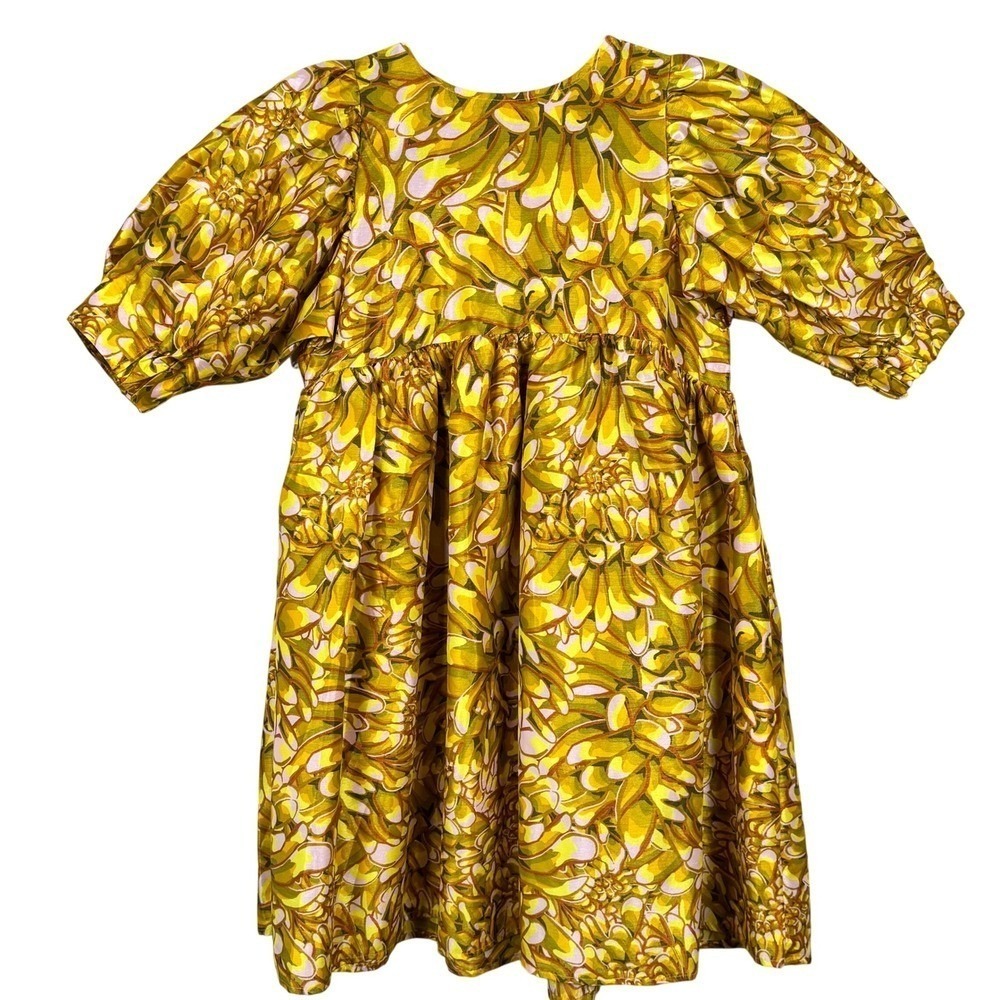 Kika Vargas Target Floral Babydoll Dress XXS Puff Sleeve Cottagecore‎